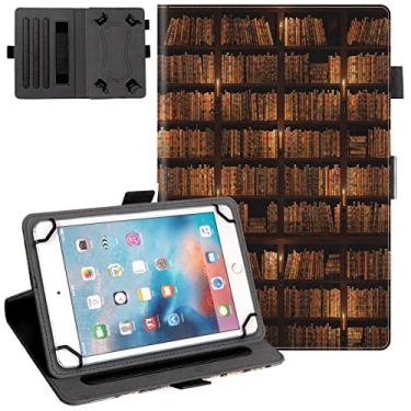 Imagem de Dteck Capa universal (9,6 a 26,5 polegadas) - capa dobrável de couro com suporte dobrável para tablet Android 10 10+ polegadas/Samsung Galaxy Tab 9,6 9,7 10,1 10,4 10,4 10,6 cm/Lenovo Tab Tablet 10