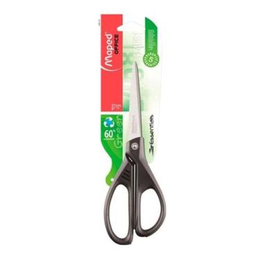 Imagem de Tesoura Multiuso Essentials Green 21cm Preta Office Maped