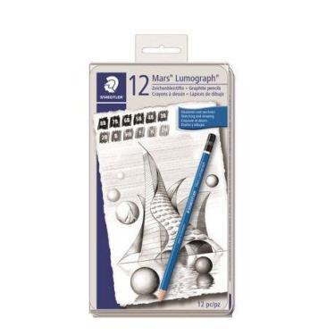 Imagem de Kit STAEDTLER Mars Lumograph 100 Com 12 Lápis - 100 G12