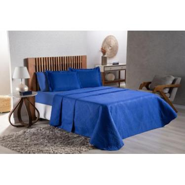 Imagem de Cobreleito Cama de Casal Padrão 2,00m x 2,20m (Várias Cores) - 115 - L