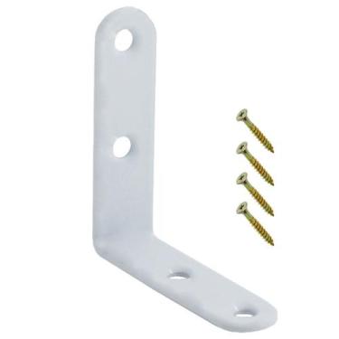 Imagem de 10 x Cantoneira Moveis L 1 1/2 Polegada - Hayner, Branco