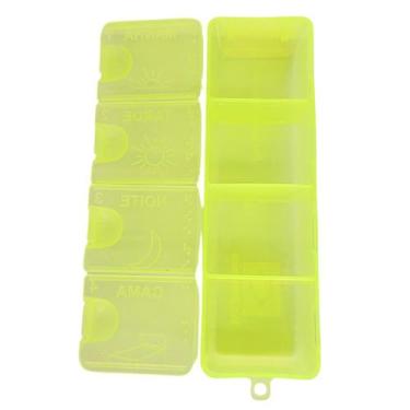 Imagem de Porta Comprimido Semanal Organizador - &FÁCIL, AMARELO