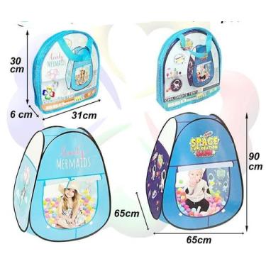 Imagem de Brinquedo Barraca Infantil Portátil Cabana Toquinha - toys