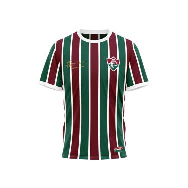 Imagem de Braziline Camiseta Fluminense Ganso, Vinho/Branco/Verde, GG