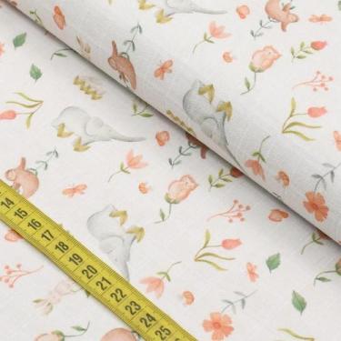 Imagem de Tecido Fralda Estampada - Animais (0,50x0,75) - Ibirapuera Textil