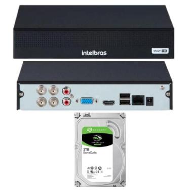 Imagem de Dvr Intelbras 4ch Mhdx 3004c Full Hd, Hd 2TB Incluso