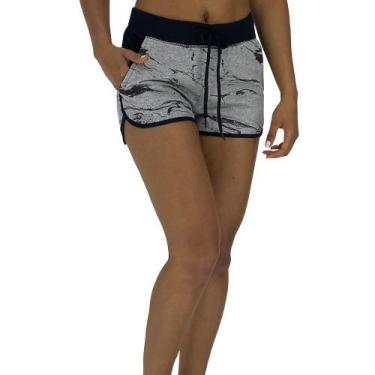 Imagem de Shortinho Feminino MXD Conceito Granito Cinza, Cinza, G, Feminino