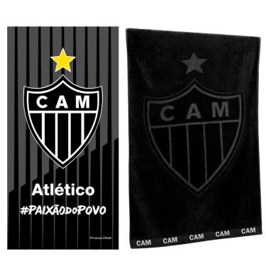 Imagem de Kit 2 Toalhas Atlético Mineiro Banho Praia e Piscina Oficial Clubes do Brasil Licenciado Buettner