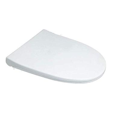 Imagem de Assento de vaso sanitário universal, assento de vaso sanitário lento, mudo, grosso, montado na parte superior, tampa de vaso sanitário fácil de limpar para vaso sanitário em formato de u,