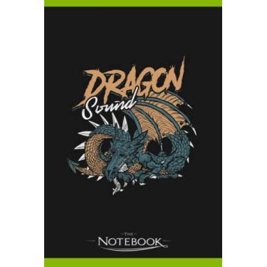 Imagem de Notebook: Dragon Sound Recording Sound And Audio Engineer: JOURNAL NOTEBOOK 6 x 9 Inches 120 pages | Perfect Gifts For All Ages