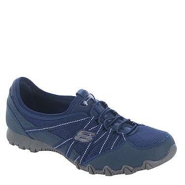 Imagem de Skechers Tênis feminino Bikers Lite Relive, Azul marino, 10 Wide