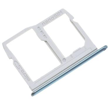 Imagem de Bandeja de cartão SIM para LG Stylo 6 K71 suporte de cartão SIM para substituição de slot de cartão SIM K71 para LMQ730TM LM-Q730TM azul