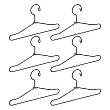 Imagem de 10 Pçs Cabides de Roupas de Boneca, Conjunto de Organizador Conveniente de Metal Em Miniatura Decorações de Guarda-roupa de Boneca Presentes para o Dia das Crianças de Natal (65mm)