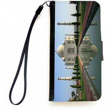 Imagem de Rikki Knight Capa carteira flip Taj Mahal, Agra, India com aba magnética para Apple iPhone 5c