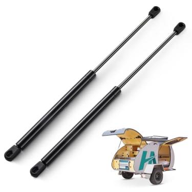 Imagem de HelloAuto C16-08055 C1608055 Amortecedores A Gás De 20", Molas De Suporte De Elevação De 120 Lb/534 N Para Caçamba De Rv, Capa De Lona Para Caminhão, Capota De Trailer, Porta De Alçapão E Outras Aplic