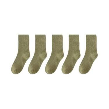 Imagem de Meias Longas Masculinas HSS - 95% Algodão Penteado - Preto e Branco, U