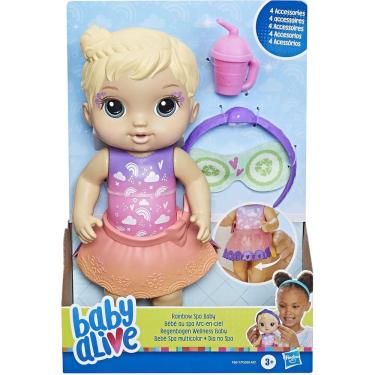 Imagem de Boneca Baby Alive Loira - Rainbow Spa Baby HASBRO