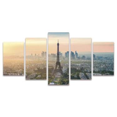 Imagem de Kit Quadros Mosaico Sépia Sombrio Quarto Chuva Homem Noir - Deliquadro