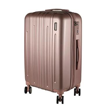 Imagem de Mala Grande 32KG Expansível Lisboa Giratória Ultra Leve 72CM (Rose)
