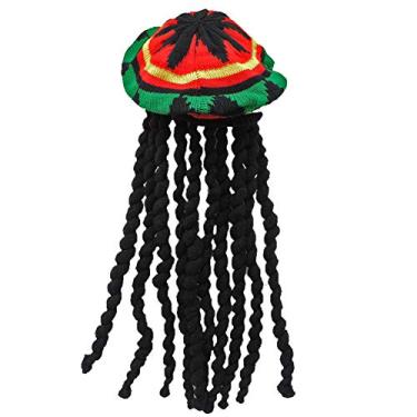 Imagem de NOVELTY GIANT WWW.NOVELTYGIANT.COM Rasta Dreadlock Reggae Jamaican Hat