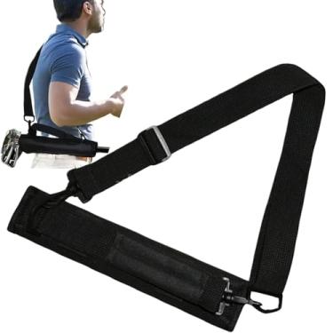 Imagem de Bolsa de transporte de golfe,Saco de clube de golfe | Bolsa de viagem com manga de golfe e bolsa para bola,Bolsa de transporte de golfe com alça ajustável com alça de transporte para homens, mulheres