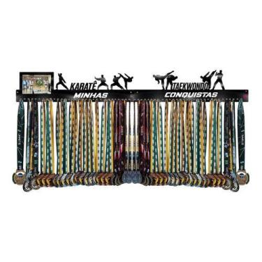 Imagem de Porta Medalha Karate + Taekwondo Masculino 1,24 Metros Comp - QUADRO D