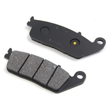 Imagem de 1 par de pastilhas de freio dianteiras compatíveis com Suzuki GW250 2013-2015, GSX400 1994-1996, RF400 RF600 1993-1997, AN Burgman 650 ABS Executive 2004-2012, acessórios de substituição de