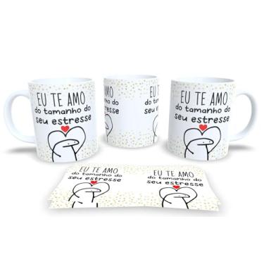 Imagem de Caneca personalizada de porcelana com Coleção Frases Engraçadas, Divertidas, Meme, Humor, Deboche Pack15 (Eu te Amo 4)