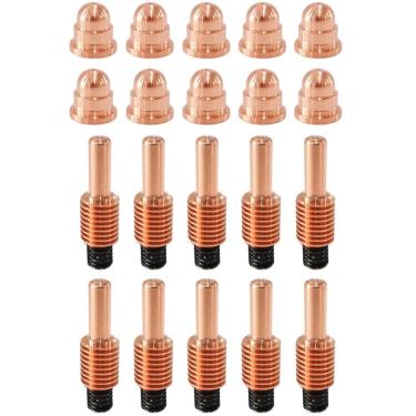 Imagem de Consumíveis para tochas de corte a plasma ACCEPTIN 220930 Bocal x10 e 220842 Eletrodos de plasma x10