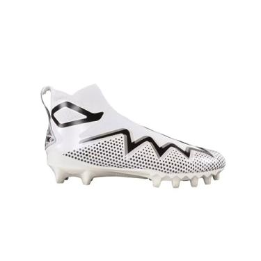 Imagem de adidas Tênis de futebol masculino Sm Freak Ultra 21 sem cadarço, Branco/Preto/Branco, 13