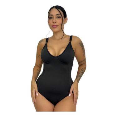 Imagem de Body Feminino Modelador Segunda Pele Alça Reforçada Com Compressão Sup