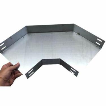 Imagem de Curva Horizontal Lisa Para Eletrocalha 200x50mm - Luxtil Elétrica