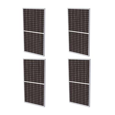 Imagem de Kit 4un Placa Solar Fotovoltaica Monocristalina 555W Renesola 144 Células RS6-555MG-E3