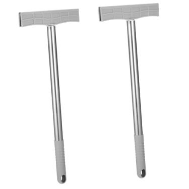 Imagem de NUOBESTY 2 peças de suporte de placa de aço inoxidável haste esportes reuniões exibição votação banner desfile protesto placa de boas-vindas alça resistente