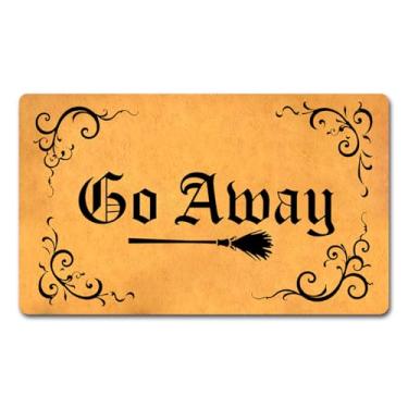 Imagem de MELODADDY Capacho engraçado de boas-vindas para entrada interna 45,7 cm (L) x 76,2 cm (C) Tapete para entrada interior Hello Mats para porta da frente Tapete de presente de aquecimento de casa Tapete