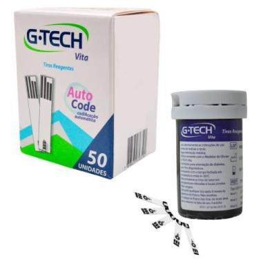 Imagem de 50 Tiras Medir Glicose Glicemia Fita Vita - Love Saude