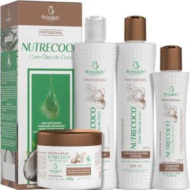 Imagem de Bio Instinto NutreCoco - Kit Hidratação e Nutrição Óleo de Coco (4 Pro