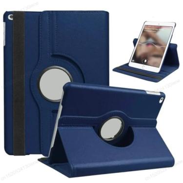 Imagem de Capa Case Giratória para iPad 9ª 8ª 7ª Geração iPad 10.2" e iPad Pro/Air 3 de 10.5" (Azul Marinho)