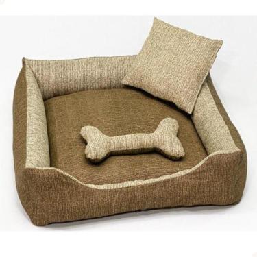 Imagem de Cama Pet Gorgopet Grande Quadrada Impermeável 60x60 - Departamix