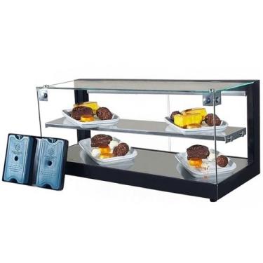 Imagem de B-VFD77 - Beta Vitrine fria 77cm Preta Dupla com 16 Gelo X - Bivolt - 