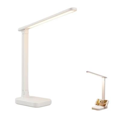 Imagem de Luminária de Mesa LED Touch Recarregável Dobrável Com 3 Níveis De Iluminação - Portátil E Antireflexo - Ideal Para Estudo Leitura E Trabalho