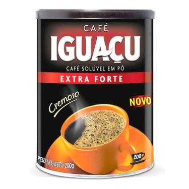 Imagem de Café IGUAÇU Em Pó EXTRA FORTE Solúvel Cremoso 200g Lata