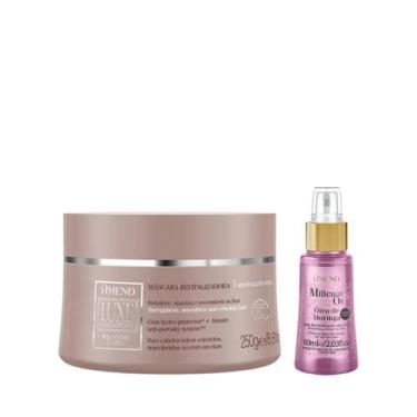 Imagem de Amend Luxe Creations Blonde Care Masc 300ml + Millenar Oil Moringa 60m
