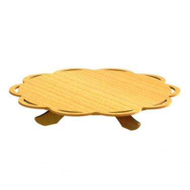 Imagem de Bandeja De Bolo Com Suporte Em Mdf