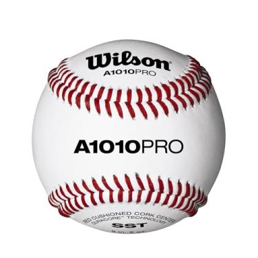 Imagem de WILSON Bolas de beisebol PROSST - sem logotipo NFHS, 1 dúzia