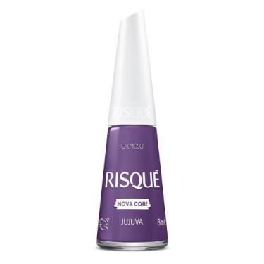 Imagem de Esmalte Risqué Nova Cor Cremoso Cor Jujuva 8ml