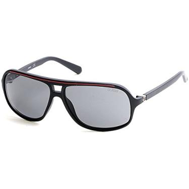 Imagem de Óculos Solar Guess Polarizado Preto e Vermelho Fosco