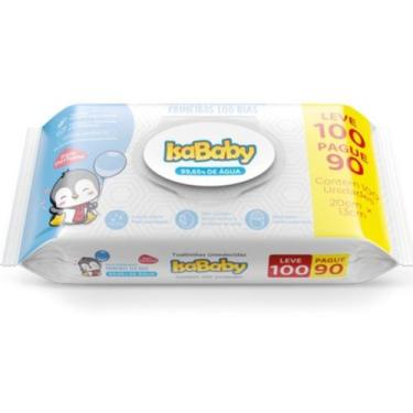 Imagem de Toalhas Umidecidas Primeiros 100 Dias 100 unidades Isababy
