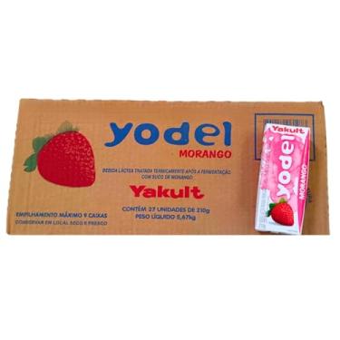 Imagem de Suco Yodel Yakult Morango A Base de Leite 27 Unidades