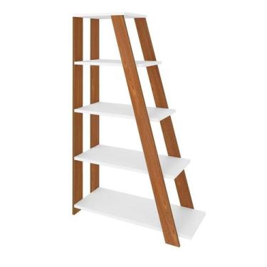 Imagem de Estante Star Freijó e Branco - Artany, Freijo e Branco